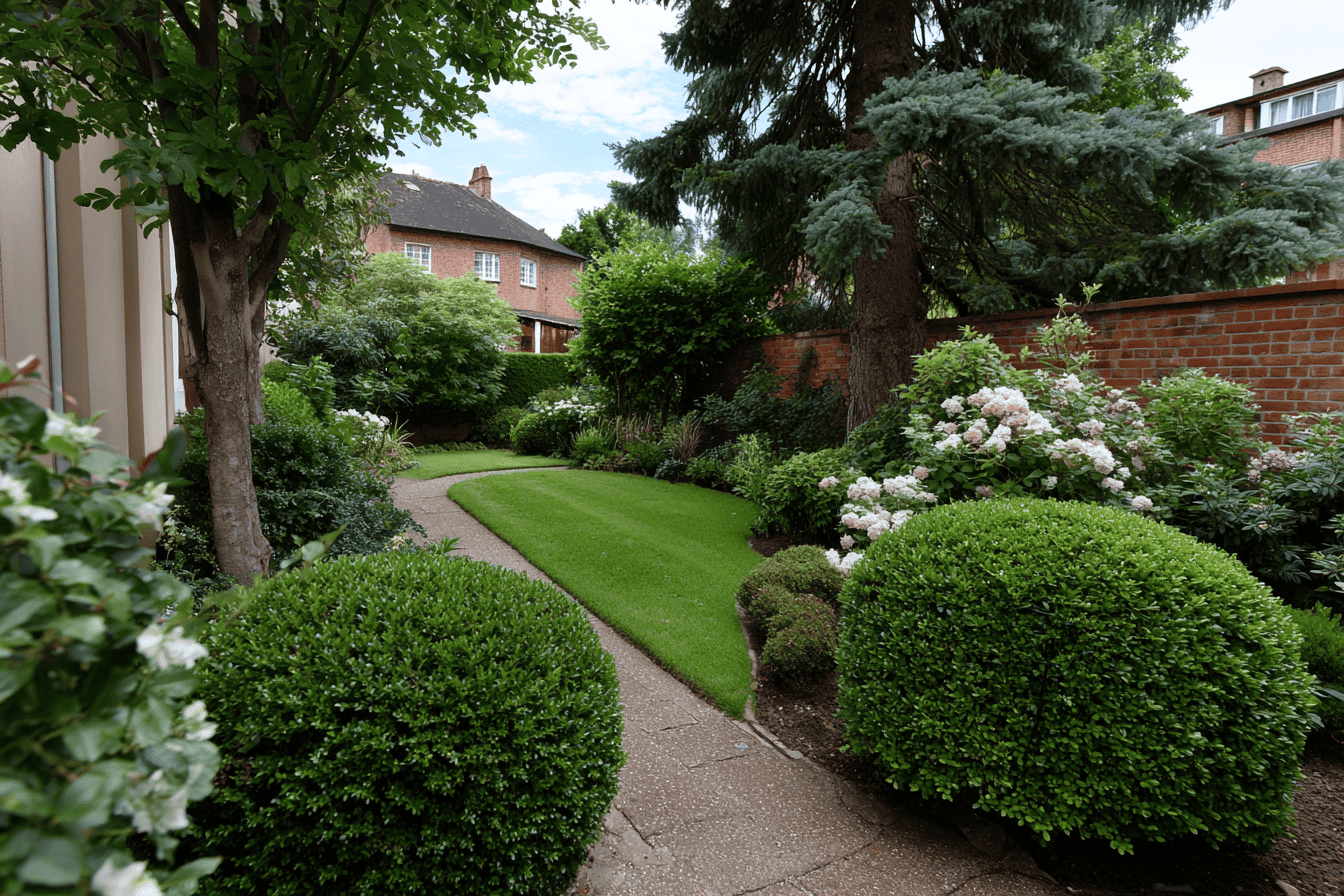 A meandering stone pathway inviting exploration in a serene garden, a true Chicken Road for reflection